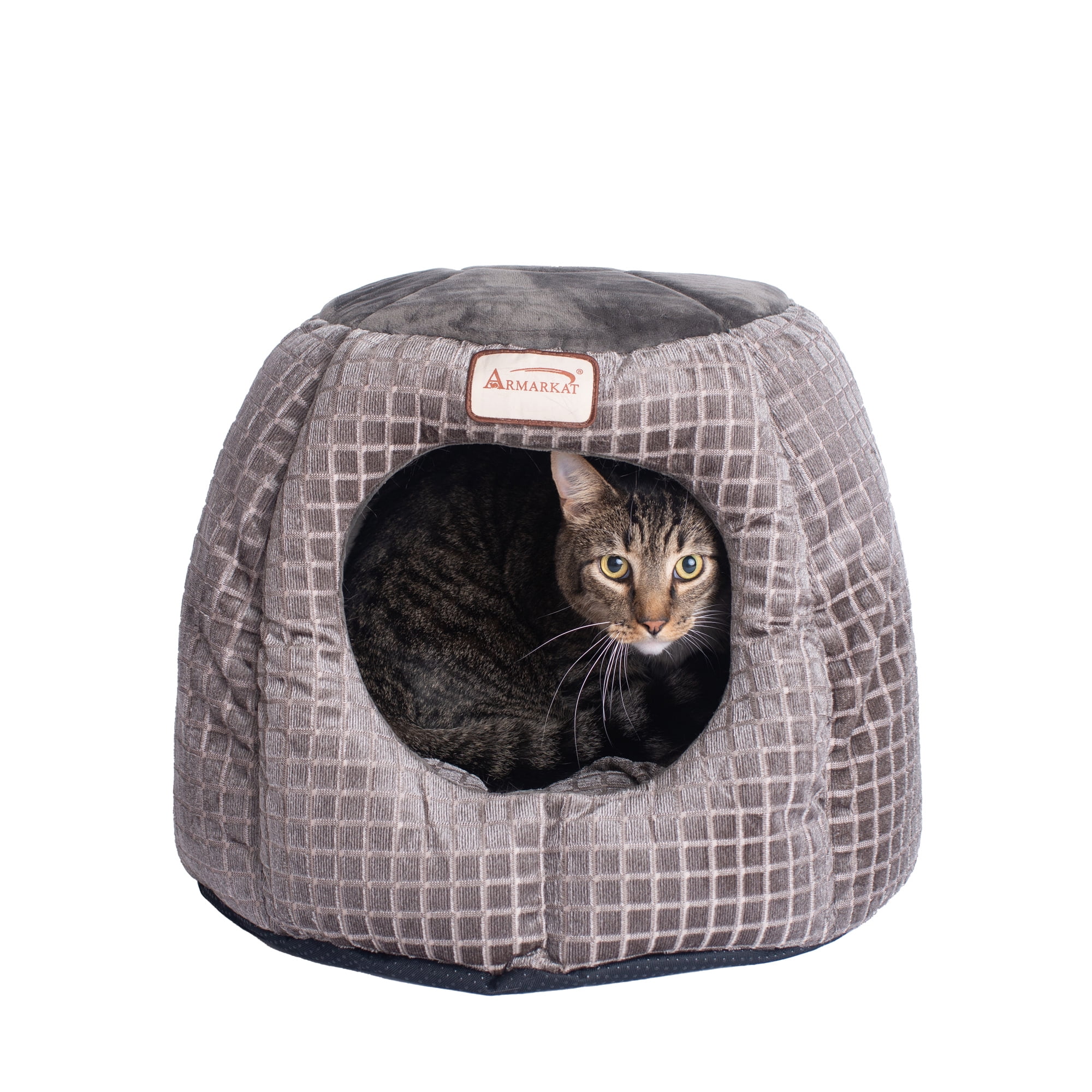 Armarkat Cat Cave Shape Bed With Anti slip Waterproof Base, Removable