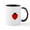 White/Black Inside, variant on CafePress - LADY BUG HEART Mugs - 11 oz Ceramic Mug - Novelty Coffee Tea Cup