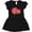 AB-Black, variant on Inktastic Red Poppy Flowers Girls Baby Dress