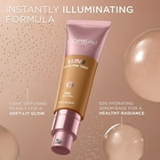 LOreal Paris Lumi Le Glow Skin Tint Foundation Makeup, 110 Warm, 0.85 fl oz