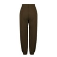 thumbnail image 5 of GERsome Women's Casual Sweatpants Loose Drawstring Elastic Waist Cinch Bottom Lounge Pants Lightweight Baggy Sweatpants Joggers with Pockets, 5 of 6