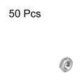 thumbnail image 3 of 50pcs M2  Metric 304 Stainless Steel Hexagon Hex Nut Silver Tone, 3 of 3