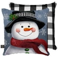 thumbnail image 3 of Briarwood Lane Smiling Snowman Pillow, 3 of 3