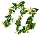 thumbnail image 4 of Vid artificial Morning Glory colgante de follaje falso decoración del hogar planta de vid de simulación, amarillo 2 piezas sidaley HA8951-01B, 4 of 6