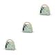 thumbnail image 3 of Bolso de hombro Qarigey estilo chino con cierre de flores Verde, 3 of 6