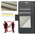 thumbnail image 3 of Funda tipo cartera para Samsung Galaxy S21 FE 5G con bloqueo RFID, tarjetero, soporte magnético, funda protectora de piel con tapa para Samsung Galaxy S21 FE 5G de 6,4 pulgadas, 3 of 6