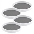 thumbnail image 1 of Paquete de 4 Platos Giratorios Antideslizantes de 10 Pulgadas para Gabinete, Almacenamiento de Giratorio de 360 Grados para Espacios de Cocina, Baño y Despensa, 1 of 6