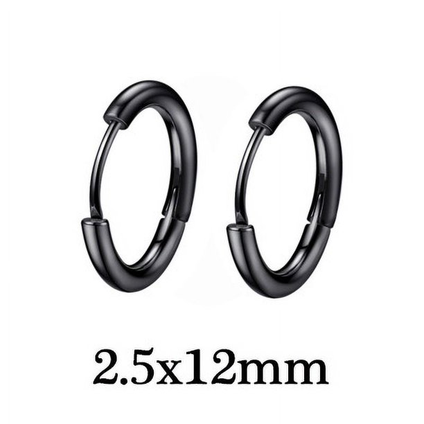 Pendientes de personalidad, pendientes de moda, pendientes pequeños de joyería de acero inoxidable para hombre, ideales para hombres y mujeres.