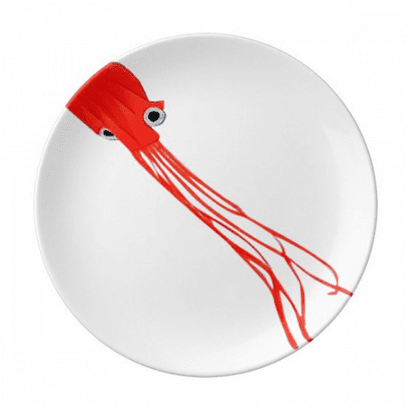 

Traditional Chinese Kite Octopus Pattern Plate Decorative Porcelain Salver Tableware Dinner Dish