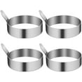 4/6 Pack Egg Ring,Egg Mold Ring Non Stick Stainless Steel 3.5Inch Egg