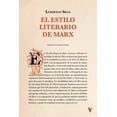thumbnail image 1 of Libro El Estilo Literario De Marx Tapa Blanda, Autor Ludovico Silva, Editorial Verso, 1 of 2