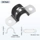 thumbnail image 3 of Uxcell 30 Paquete de Abrazaderas de Cable 0.63" Acero Inoxidable 304 Goma Forma U para Tubo, 3 of 7