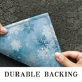 thumbnail image 6 of Light Blue Christmas Snowflake Pattern Door Rugs,Washable Non Slip Door Mats Indoor,Decorative Door Mats,Entry Mat Indoor for Entrance,Bedroom,Kitchen,Bathroom,17"x30", 6 of 6