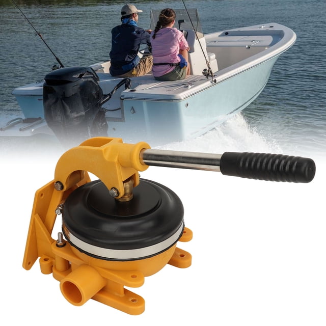 Manual Bilge Hand Diaphragm Pump, Efficient Boat Water Transfer Pump Multifunctional for Yachts