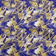 thumbnail image 1 of oneOone Cotton Poplin Blue Fabric Abstracts Craft Projects Decor Fabric Printed By The Yard 56 Inch Wide, 1 of 5
