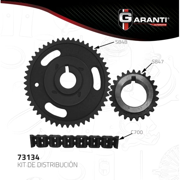 Kit Distribucion Garanti Para Chevrolet Uplander 2005 - 2006
