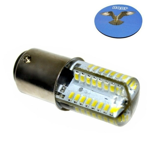 HQRP 110V LED Light Bulb Cool White for Pfaff 2134 / 1050 / 6150 / 1520 / 1530 / 1540 / 1150