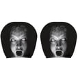 thumbnail image 4 of Halloween Window Clings for Glass Windows, Black and White Party Decorations with Ghost Designs, Spooky Halloween Decorations for Home, Classroom Halloween Decorations, Peel and, 4 of 9