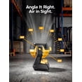 thumbnail image 5 of Battery Operated Fan, for DEWALT 20V Max Battery, Camping Fan Cordless, Option for Corded, with LED Lights, Variable Speed, Hook for Hanging, for Jobsite(Battery Not Included), 5 of 9