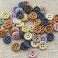 thumbnail image 6 of Zhaomeidaxi 100Pcs Solid Color Buttons for Arts Crafts, Decoration, Collections, Sewing Different Colors Sewing Clothing Scrapbook DIY Craft, 6 of 6