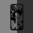 thumbnail image 3 of Funda mate para Apple iPhone 11, 15, 14 Pro Max, 13, 12 Mini, 7, 8 Plus, XR, X, XS, SE, 6, 6S, carcasa negra, hombre genial, Anime, DBZ, 3 of 5