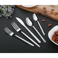 thumbnail image 2 of Mainstays 20-Piece Armatto Silver Matte Stainless Steel Flatware Set (Service for 4), 2 of 6