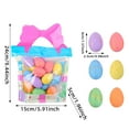 thumbnail image 6 of ZenCart 18 Pcs Foam Easter Eggs DIY Fake Colored Eggs Easter Basket Fillers Spotted Faux Eggs for Easter Egg Hunt Wreaths Decor, 6 of 8