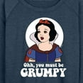 thumbnail image 3 of Disney Princess - You Must Be Grumpy - Women's Lightweight French Terry Long Sleeve Shirt, 3 of 5