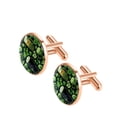 thumbnail image 2 of Saint Patrick's Day Elegant Stainless Steel Men's Cufflink Set for Dress Shirts, Wedding Attire, and Formal Events, 2 of 6
