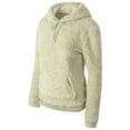 thumbnail image 3 of Made by Olivia Women's Super Soft Sherpa Front Pocket Hoodie Pullover, 3 of 4