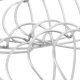 thumbnail image 3 of unbranded 10Ud Aro De Metal En Forma Plateado Para Colgar Y Decorar Espacios Múltiples, 3 of 8