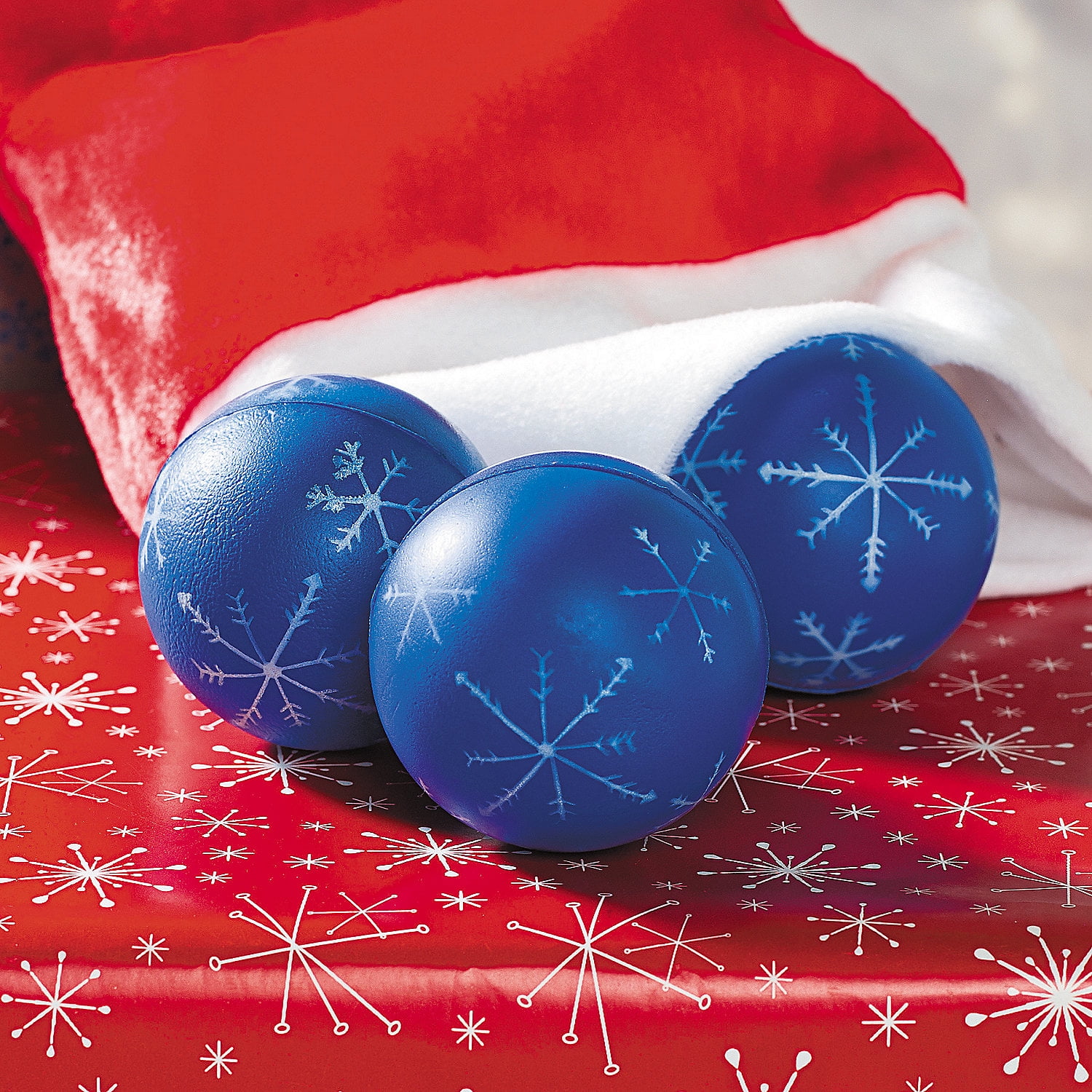 Snowflake Stress Balls - Party Favors - 12 Pieces