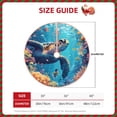 Lukts Colorful Underwater Plant Turtle print color life Christmas Tree