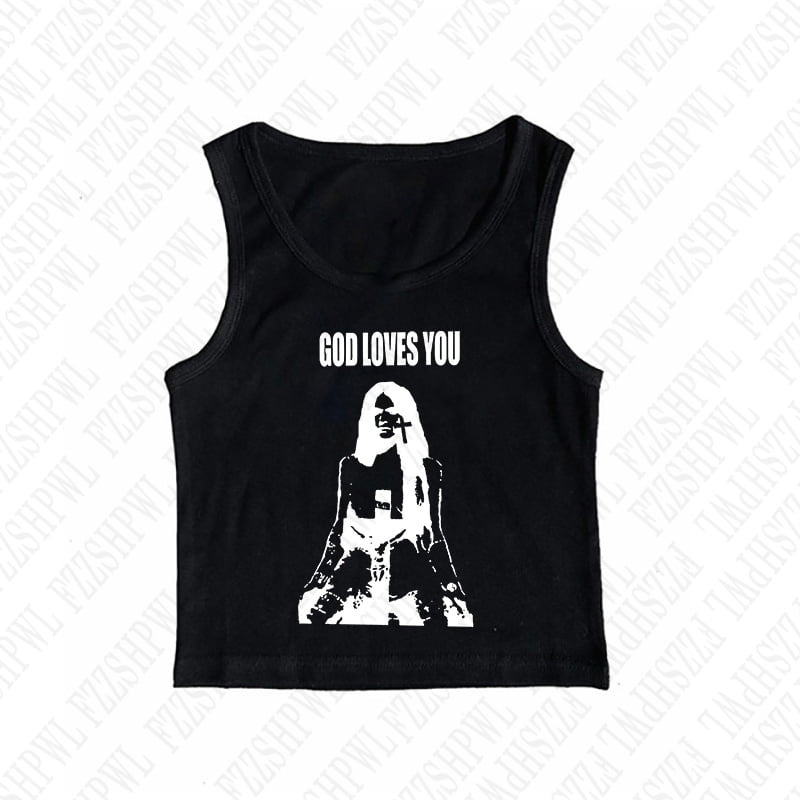 Women's Casual Slim Chic Sexy Emo Girls Tank Tops Y2K