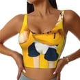 thumbnail image 2 of Lsque Sml Jeffy Printed Women'S Sports Bra, Compression, Moisture Wicking, High-Impact Sports Bra For Women,Supportive sports bra-XX-Large, 2 of 9