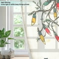 thumbnail image 4 of Yayeee Window Curtains Light Filtering 63"x42" Grommet Panel Pair Home Living Room Decor, Christmas Light, 4 of 7