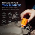 thumbnail image 2 of Portable Air Pump with Camping Lantern Tiny Pump 2X 4kPa Air Pump for Inflatables Rechargeable Air Mattress Pump with Magnetic Design for Sleeping Pads, Pool Floats, Swimming Rings(OG), 2 of 5