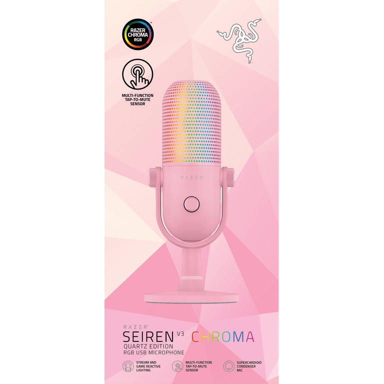 Free Shipping! Razer Seiren V3 Chroma RGB USB Microphone