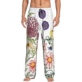 thumbnail image 2 of Picia Autumn Garden Mens Soft Woven Cotton Elastic Waistband Sleep Pajama Pant Lounge Sleep Pant With Pockets And Drawstring-X-Large, 2 of 9
