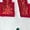 Red, variant on Merry Christmas Side Bow Embroidered Sweatshirt, christmas side bow,bow sweatshirt christmas,christmas crewneck bows, split hem christmas