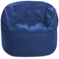 thumbnail image 2 of Posh Creations Structured Comfy Bean Bag Chair Sonoma Lounge for Teens, Nylon, 2 Ft, Navy, 2 of 3