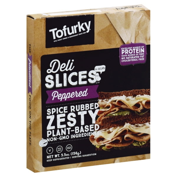 Tofurky Plant Based Peppered Deli Slices 5.5oz/15ct BrickSeek