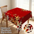 thumbnail image 2 of Tchckioa Winter Red Tablecloth for Restaurant Decor,54x54 Inch Square Stain Proof Table Cloth Cover, 2 of 7