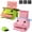 2pcs-c, variant on Note Toad Desk Organizer, Frog Sticky Note Holder with Pen Rest, 3D Printed Memo Block Dispenser with Stencils