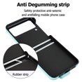 thumbnail image 2 of TECH CIRCLE Case for Galaxy Z Flip 4, Classic PU Leather Adjustable Wristband Kickstand Anti-Scratch Shockproof Protection Cover for Samsung Galaxy Z Flip 4 5G 2022,Green, 2 of 8