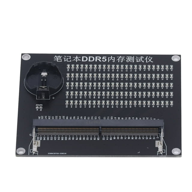 Tarjeta de prueba de memoria para computadora portátil con luz LED, tarjeta de detección de reparación de circuitos de placa base de computadora DDR5