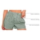 thumbnail image 4 of Shorts PRETTYGARDEN Verano 2025 Algodón Verde Medio, 4 of 9