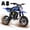 Blue, variant on QEASET Mini Bicycles Ride-On Toy, 39cc 4-Stroke Gas Powered Off-Road Motorcycle with Rear Suspension & Disc Brakes, 18 MPH Top Speed, Supports Up to 165 lbs, Green