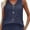 Dark Blue, variant on Short Sets for Women Loose Fit Sleeveless V Neck Tank Top and Shorts 2 Piece Matching Set Summer Loungewear