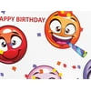 Emoji Birthday Wrapping Paper, 24"x85' Roll